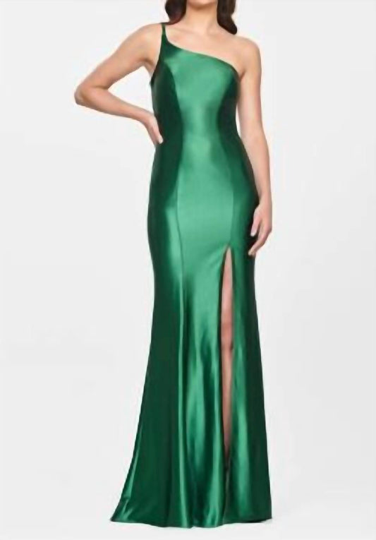 Faviana - One shoulder gown