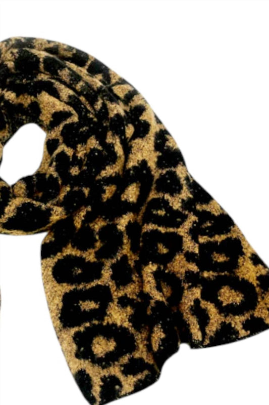 Kensie - Women's Leopard Fuzzy Scarf