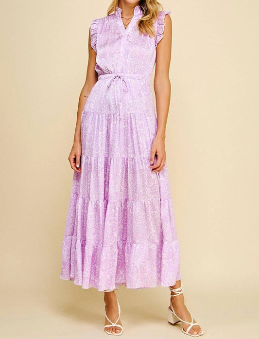 Pinch - Beatrice Paisley Print Maxi Dress