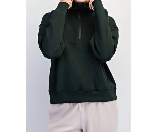 Rae Mode - Modal Scuba Ribbed Mock Neck Pullover