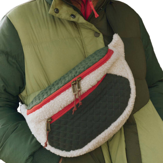 The Great. - Women's Plush Colorblock Hip Pack