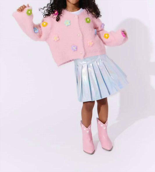 Lola + The Boys - Hologram Shimmer Skirt