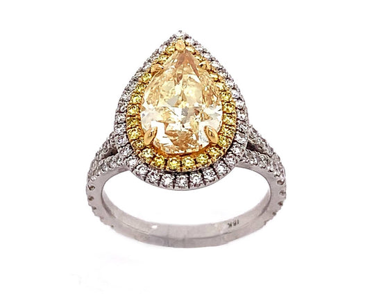 Gregg Ruth - Women's Pear Diamond Ring