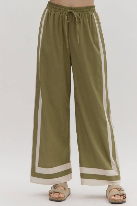 Entro - Avenue Wide Leg Trousers