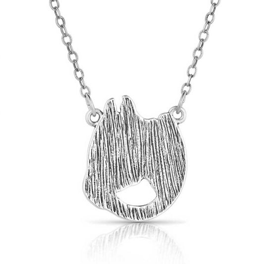 Montana Silversmiths - Women's Lucky Horse Head Pendant Necklace