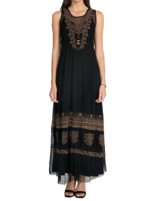 Johnny Was - Tapiwa Mesh Maxi Dress