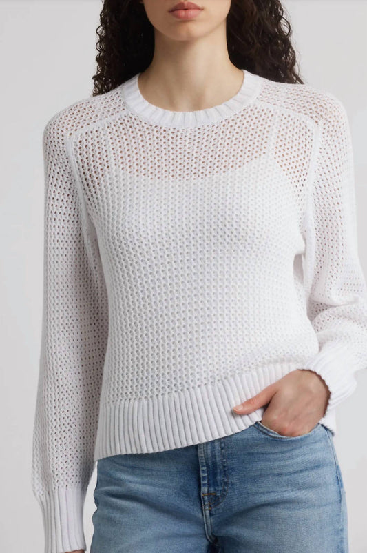 525 America - Margot Cotton Mesh Sweater