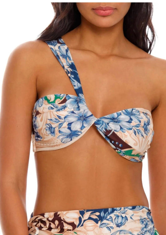Agua Bendita - Mariette One-shoulder Bikini Top