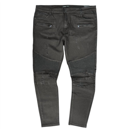 Embellish - Men's Moto Denim Jeans