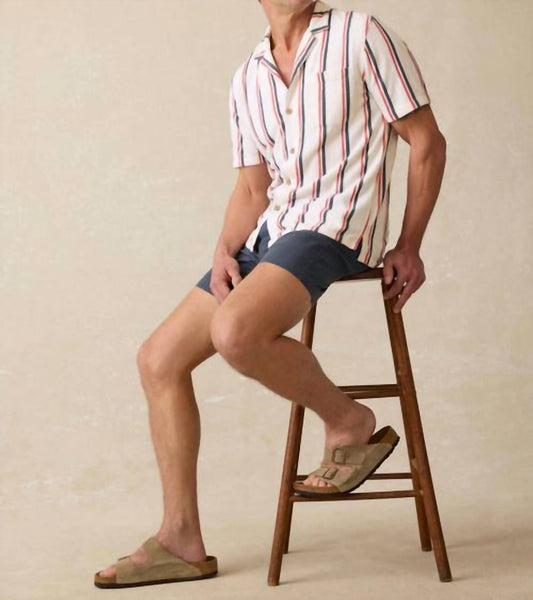 Faherty - Short Sleeve Cabana Towel Terry Shirt