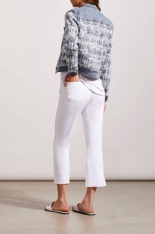 Tribal - Sophia Curvy Flare Capri Pants