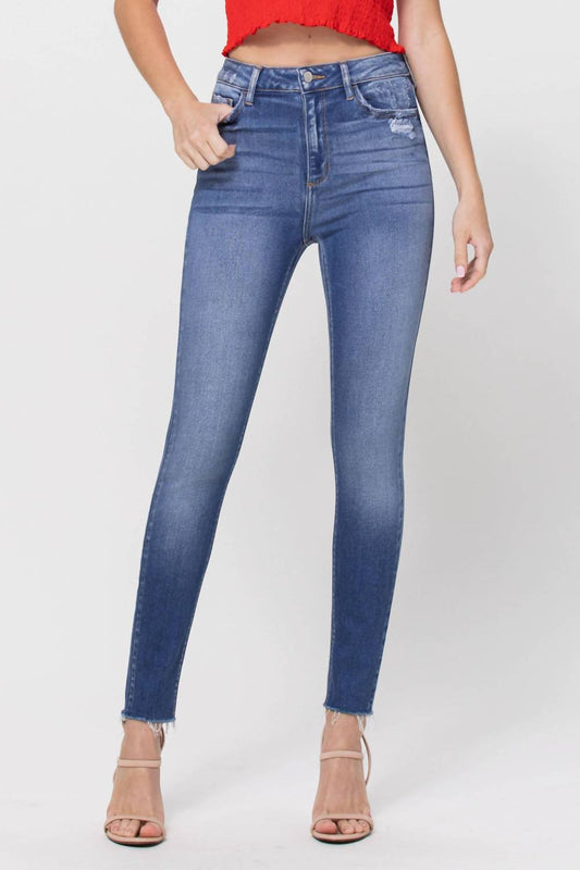 Cello - High Rise Ankle Skinny Jeans