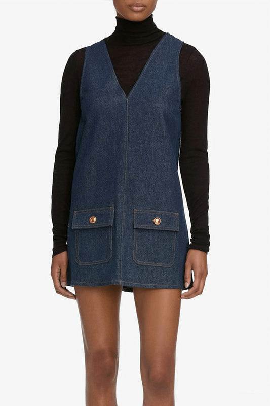 Frame - Pinafore Mini Dress