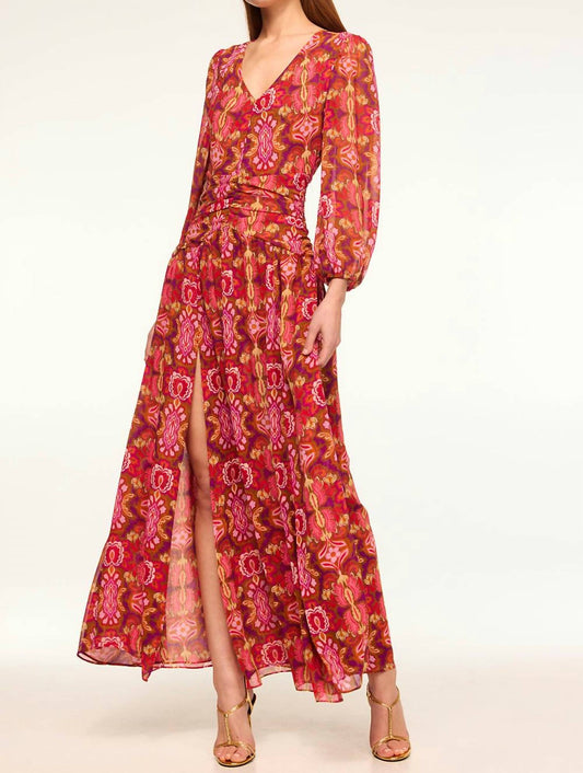 Misa Los Angeles - Bright Floral Midi Dress