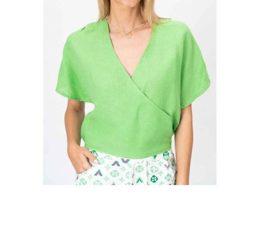 Look Mode Usa - Cross Linen Top