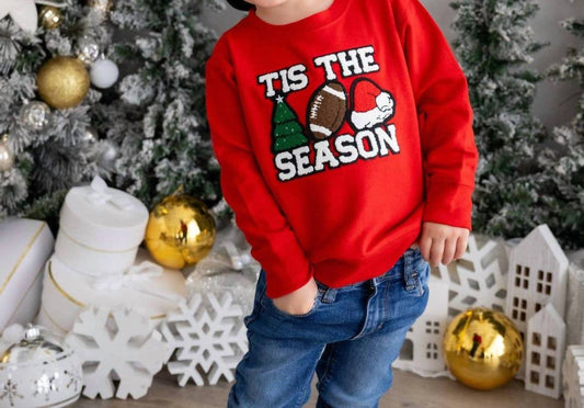 Sweet Wink - Tis The Season Patch Christmas Sweatshirt