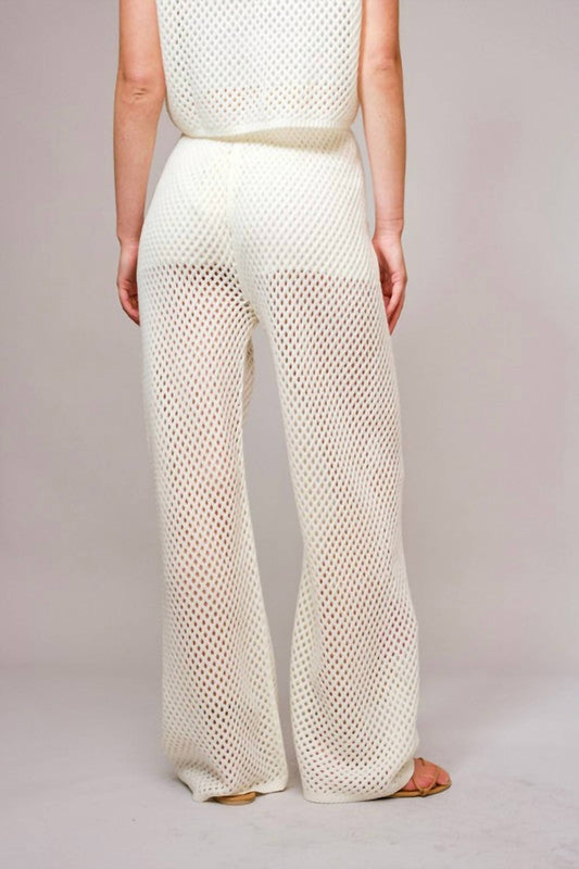 Blue B - Seashell Embroidered Pants