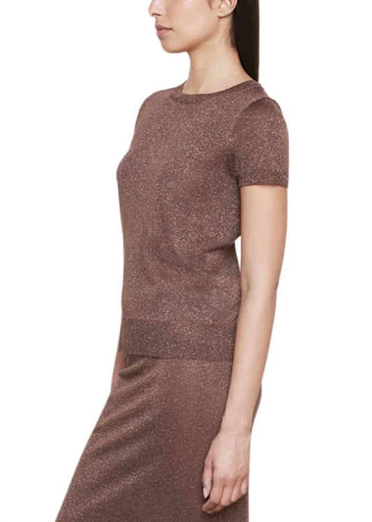 Enza Costa - Lamé Cardigan Sweater