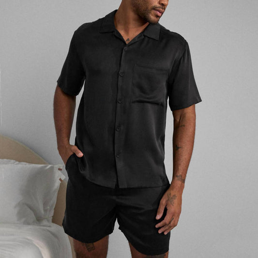 Lunya - Men's Washable Silk Button Up Short Set
