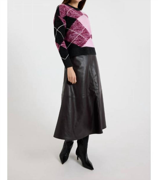 Brodie Cashmere - Argyle Crew Neck Sweater