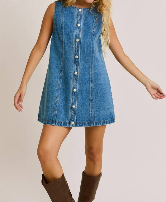 Le Lis - Button Down Denim Dress