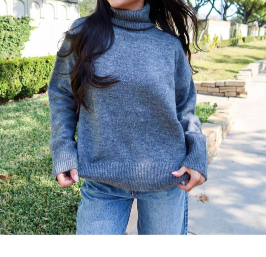 Miou Muse - Keep It Cozy Turtleneck Sweater