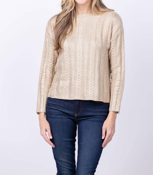 Elliott Lauren - Foiled Cable Sweater