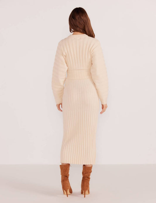 Minkpink - Layla Ribbed Midi Skirt