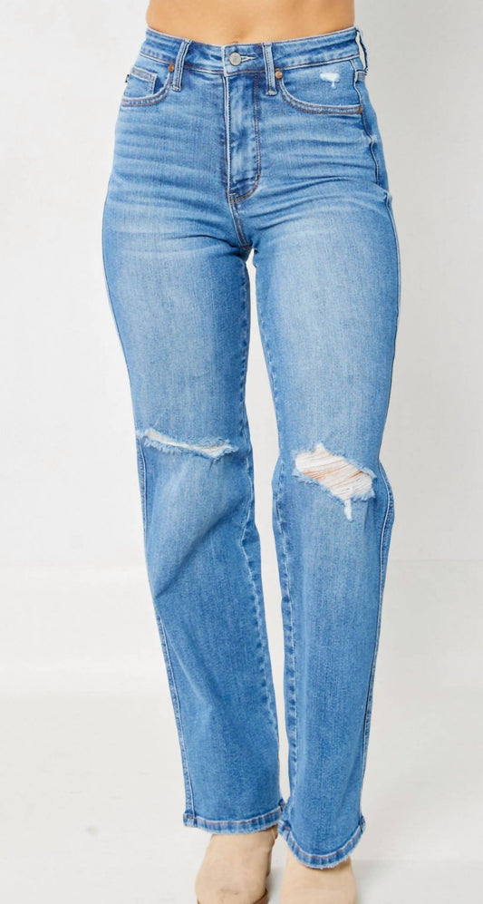 Judy Blue - Born To Be Wild High Rise Straight Leg Jean