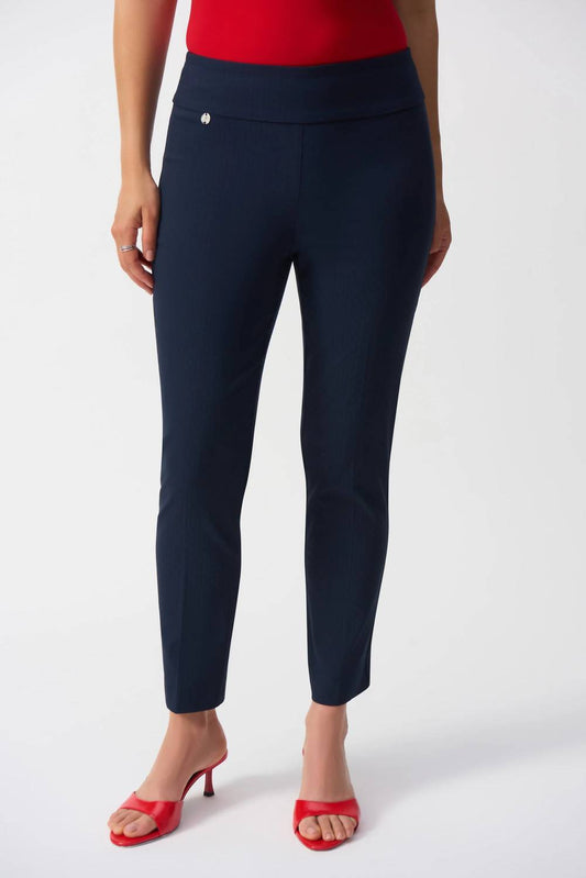 Joseph Ribkoff - Textured Jacquard Cropped Pants