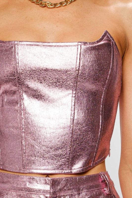 Sofie The Label - Gaia Leather Corset Top