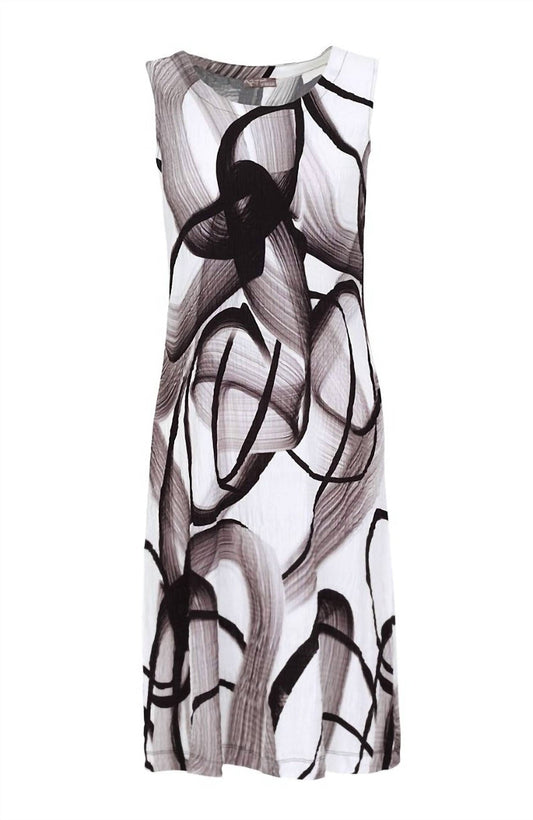 Dolcezza - Women's Abstract Poetry Maxi Dress