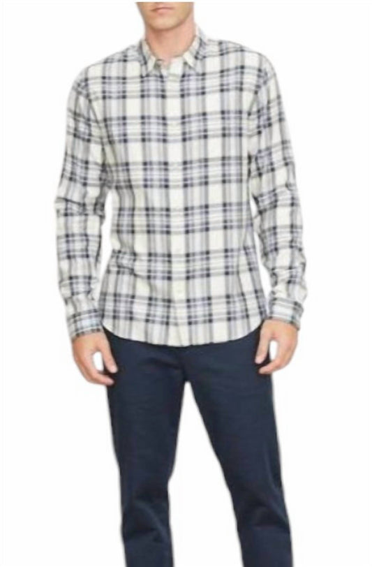 Vince - Men's Ocean Plaid Shirt