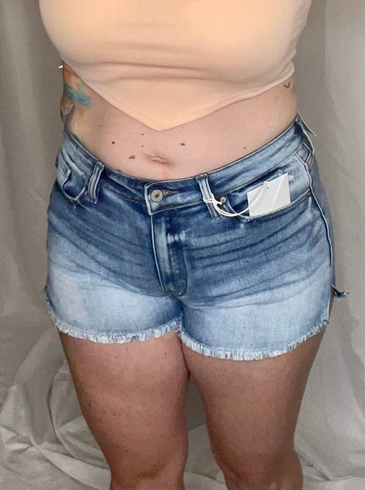 Kancan - Hazel High Rise Denim Shorts