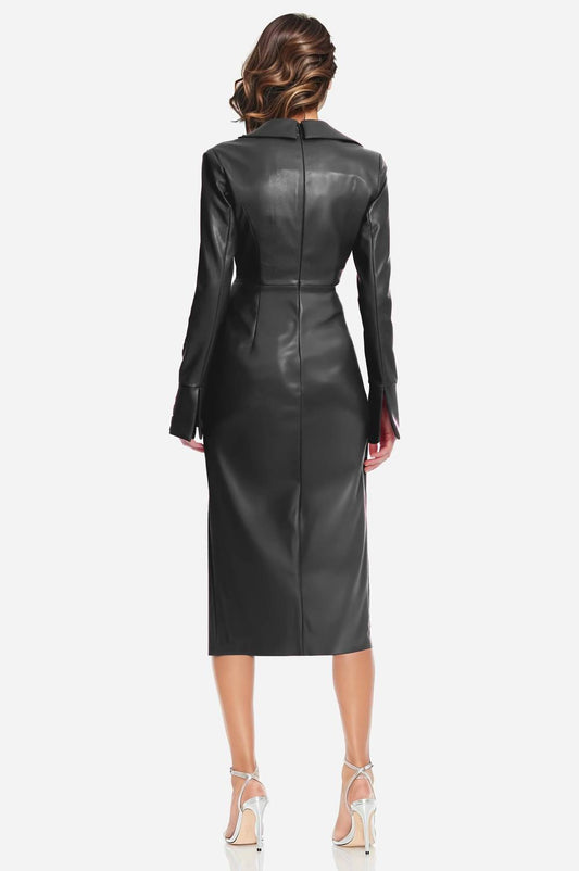 One33 Social - Mary Faux Leather Dress