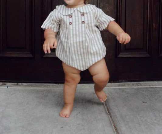 Annie & Charles - Organic Cotton Pim Bloomer Romper