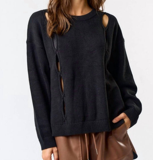 Lalavon - Emily Cut Out Sweater