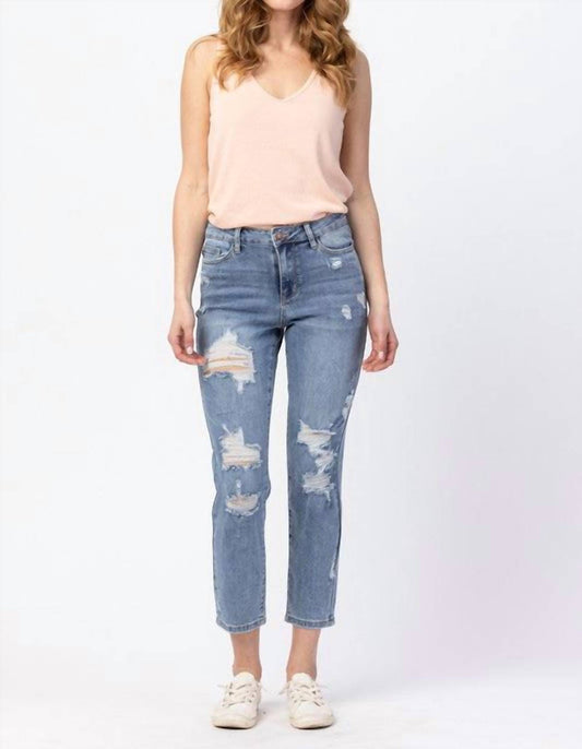 Judy Blue - High Waist Destroyed Boyfriend Jean
