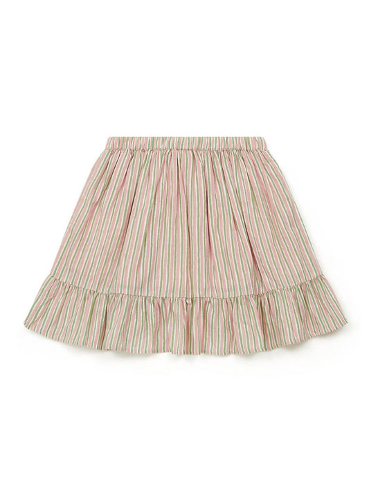 Kids Bailey Painted Stripe Cotton Skirt