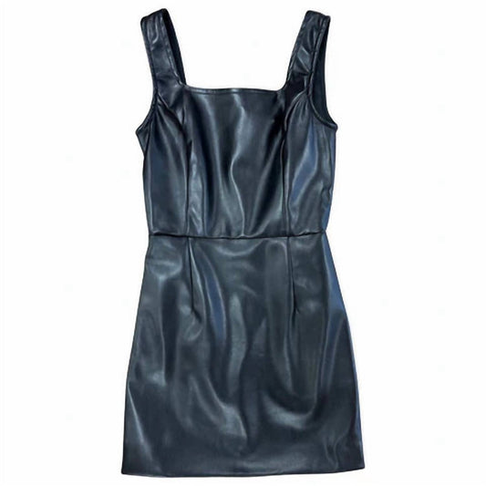Katie J Nyc - Logan Vegan Leather Mini Dress