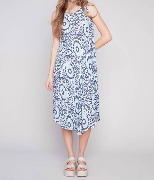 Charlie B - Printed Sleeveless Flare Dress
