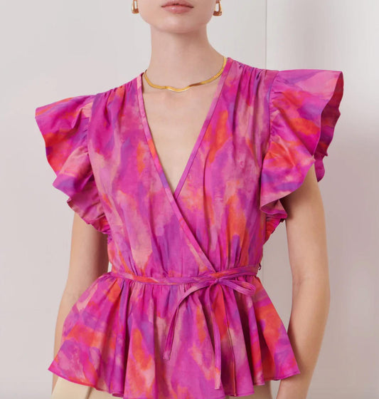 Ember V-Neck Wrap Top