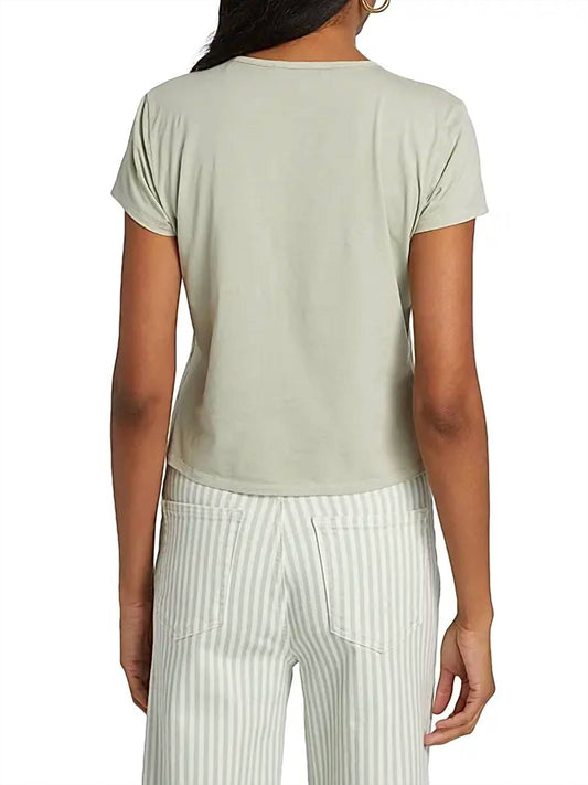 Frame - Gathered Short Sleeve Tee