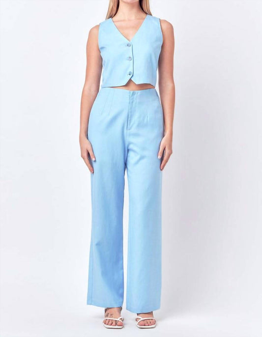 English Factory - Linen Blend Vest