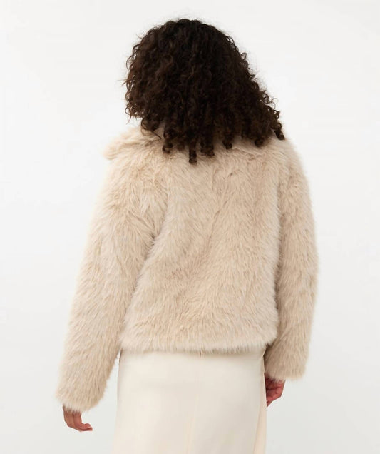 Esqualo - Faux Fur Short Jacket