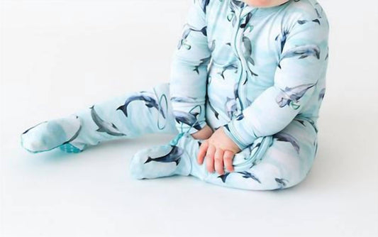 Posh Peanut - Baby Skipper Footie Onesie