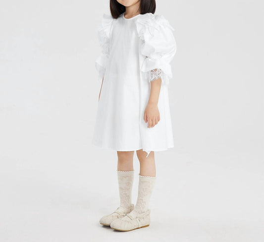 Kids Aline Puff Sleeve Dress