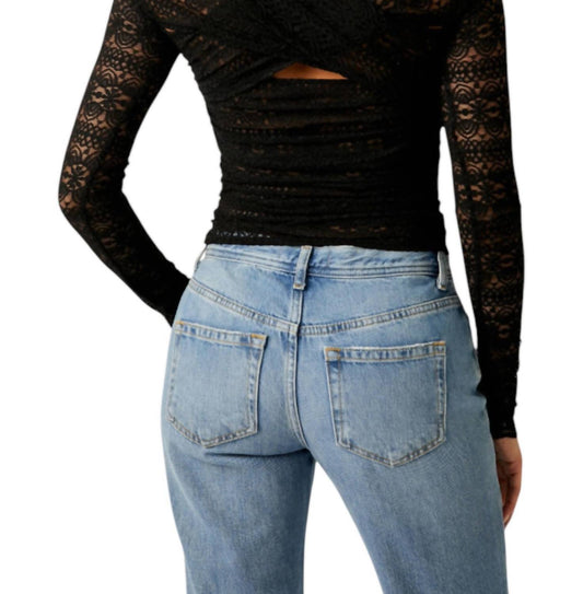 Free People - Hold Me Closer Twisted Lace Top