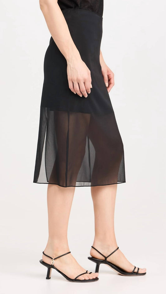 Vince - Sheer Pencil Skirt