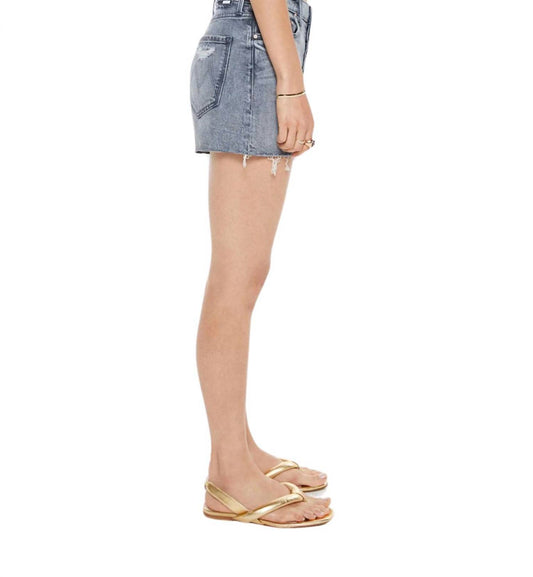 Mother - Skipper Long Fray Denim Short